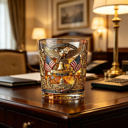250th Anniversary Eagle Crest Whiskey Glass