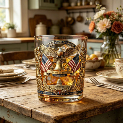 250th Anniversary Eagle Crest Whiskey Glass