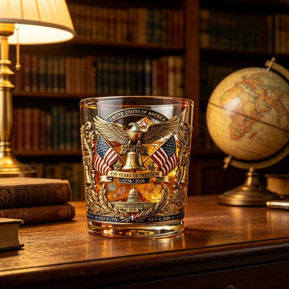 250th Anniversary Eagle Crest Whiskey Glass